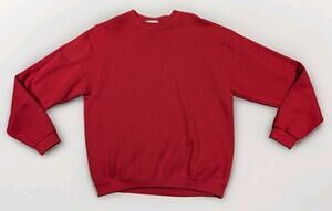 Vintage Lee Heavyweight Sweatshirt M Magenta USA Made Crewneck 90s Blank
